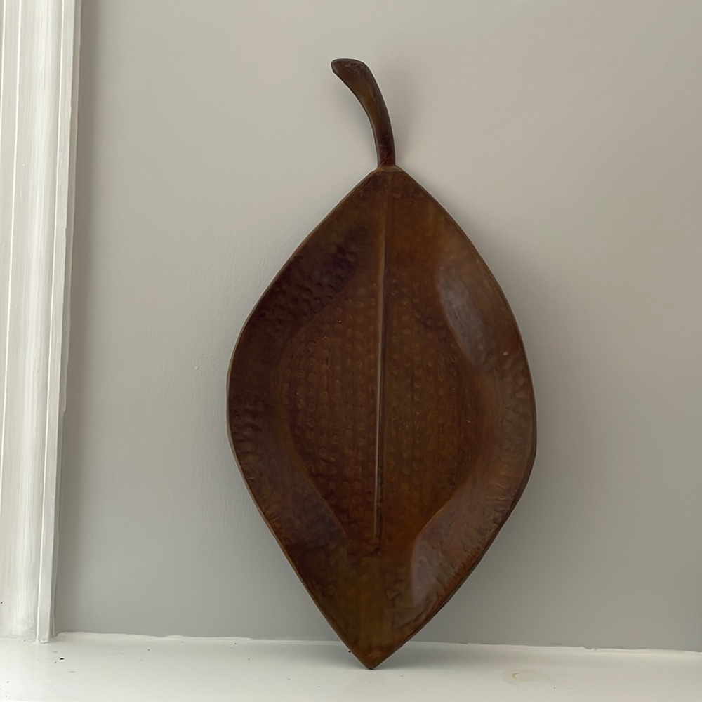 leaf metal  tray